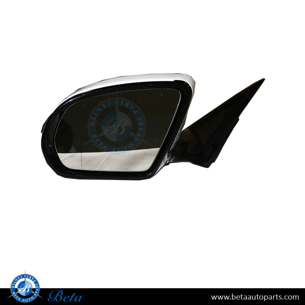 Left Side Side Mirror Assembly with Memory, Folding and Blind Sport for Mercedes E-Class W213 2017-up models, Part Number 2138104501 Left Side Side Mirror Assembly with Memory, Folding and Blind Sport for Mercedes E-Class W213 2017-up models, Part Number 2138104501